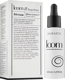 Сироватка для обличчя Bioearth Loom Supreme Serum з екстрактом слизу равлика 30 мл - мініатюра 2