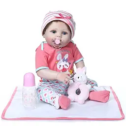 Силіконова колекційна лялька реборн reborn дівчина нана Reborn Dolls det0018828