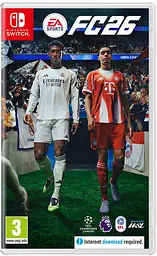 Гра Sony PlayStation консольна Switch EA Sports FC 26, картридж