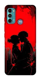Чохол Demsky Silhouette couple для Motorola Moto G60