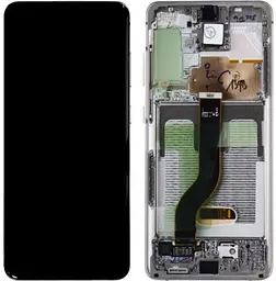 Дисплей (LCD) Samsung GH82-22134E G985 Galaxy S20 Plus/G986 із сенсором COSMIK GREY сервіс+рамка