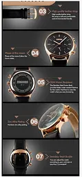 Чоловічий годинник Skmei 9117 Gold Brown класичні - мініатюра 7
