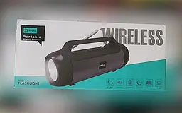 Портативна Bluetooth-колонка XM-U6 Wireless Speaker бездротова колонка з радіоприймачем фм бумбокс - мініатюра 2