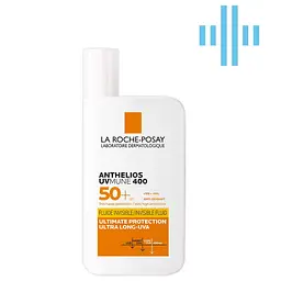 Сонцезахисний флюїд La Roche-Posay Anthelios UVA 400 для чутливої шкіри обличчя, SPF 50+, 50 мл (MB459200)