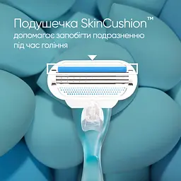 Набір косметики Gillette Станок для гоління Venus Smooth + 2 змінних леза + Гель для гоління Satin Care Алое Вера 75 мл (8700216077217) - мініатюра 4