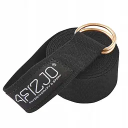 Ремінь для йоги 4FIZJO 300 см 4FJ0524 Black (P-5907739315397)