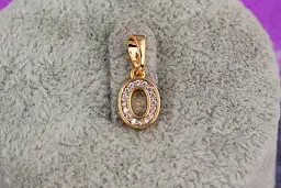 Кулон Xuping Jewelry літера O 1,2 см золотистий