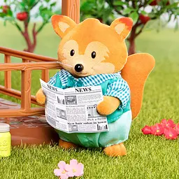 Набір фігурок Li'l Woodzeez Сім'я Лисичок 4од книжка EN det0018086 - мініатюра 6