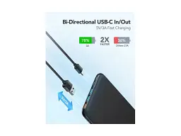 Зовнішній акумулятор (Power Bank) Charmast W2002C 26800mAh 15W (B073FJ9X2J) чорний - мініатюра 6