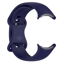 Силіконовий ремінець на смарт годинник Google Pixel Watch 3 45mm/4 45mm, Silicone, midnight blue, зі зручною застібкою, на фітнес браслет, ArmorStandart (ARM84022) - мініатюра 4