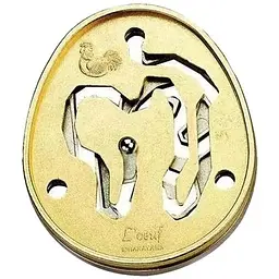 Головоломка Huzzle L'Oeuf (Яйцо) Cast Puzzle 4 звезды 473782