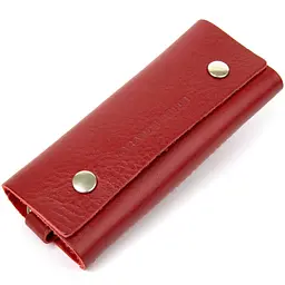 Яскрава шкіряна ключниця Grande Pelle 11353 червоний
