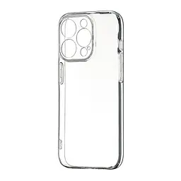 Чохол Silicone Case WS Protected Camera iPhone 15 Pro Прозорий