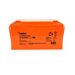 Акумуляторна батарея MERLION GL12650M6 12 V 65 Ah (348 x 168 x 178) Orange Q1/48 - мініатюра 2