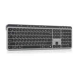 Клавіатура REAL-EL RK-737W Wireless/Bluetooth Black/Grey (EL123100060) - мініатюра 7