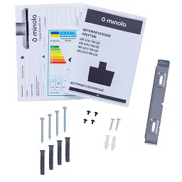 Витяжка декоративна похила Minola HVS 6232 BL/INOX 700 LED - мініатюра 12