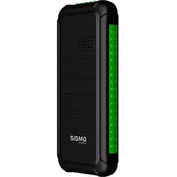 Телефон Sigma mobile X-style 18 Track чорний із зеленим - мініатюра 3