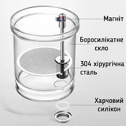 Чайник-заварник Bonston «Магнето», 500 мл - Синій - мініатюра 7