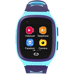 Дитячий розумний годинник Kids SM LT31 IP65 680 mAh з камерою Blue - мініатюра 2