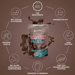 Протеїн IronMaxx 100% Casein Protein Шоколад 400 г - мініатюра 3
