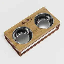 Hollky Base S — миски на підставці для маленьких собак та котів (2 × 0,45 л) - мініатюра 6