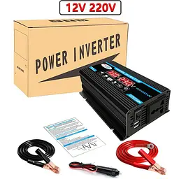 Перетворювач напруги AC-DC M14-2 (104-2) 600 W 220 В 2хUSB - мініатюра 7