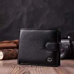 Чоловічий шкіряний гаманець ST Leather 12х10х2 см acs0028300 - мініатюра 7