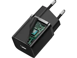 Мережевий зарядний пристрій BASEUS Super Si 30 W Black (CCSUP-J01) - мініатюра 6