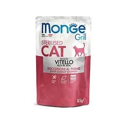 MONGE CAT GRILL Sterilised з телятиною для стерилізованих кішок 85 гр