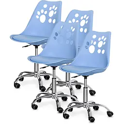 Комплект (4шт) детское кресло Evo-Kids Indigo Blue (арт H-232 BL/BL-Х4)