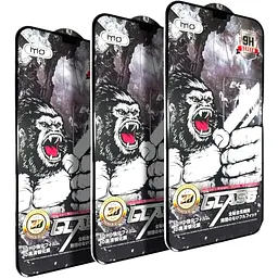 Захисне скло DK для Apple iPhone 12/12 Pro Full Glue 3D MO King Kong 019466 black 3 шт.