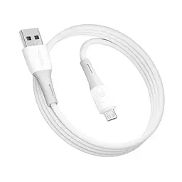 Кабель для зарядки и обмена данными USB Ridea RC-SI35 SiliconePro 60W 20V/3A USB-MicroUSB 1 м Белый