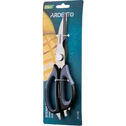 Ножиці кухонні Ardesto Fresh, 22,7 см, сірий із чорним (AR2121GT) - мініатюра 3