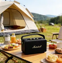 Бездротова колонка Bluetooth Marshall Kilburn III IP53 USB-C 50 Вт Чорний - мініатюра 6