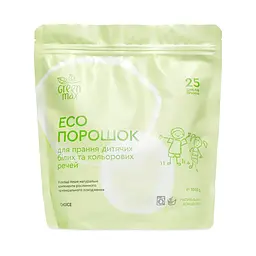 ЕКОпорошок дитячий для прання білих та кольорових речей Green Max 1000 г