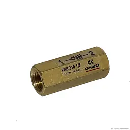 Зворотний клапан Camozzi VNR-210-1/8 (VNR-210-1/8)