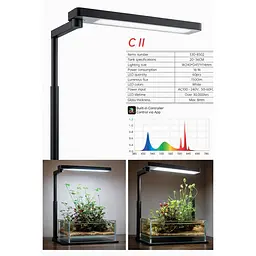 Світлодіодна лампа Chihiros CII LED Light 16W - LED освітлення для нано-акваріумів з Bluetooth керуванням - мініатюра 5