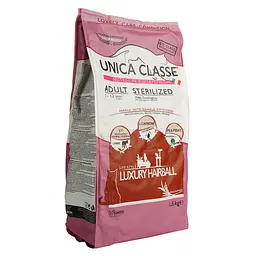 Сухий корм для котів Unica Classe Adult Sterilized Hairball Dry з ягням 1.5 кг - мініатюра 3