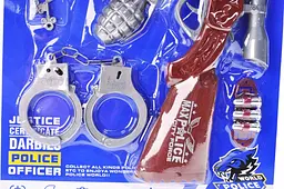 Поліцейський набір 999-4 на блістері р.65x29x3 см YG Toys - мініатюра 4