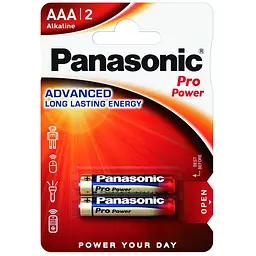 Батарейка Panasonic AAA LR03 Pro Power * 2 (LR03XEG/2BP)