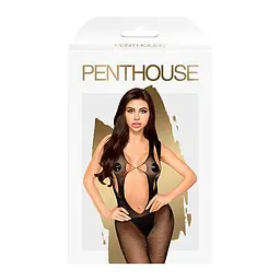 Бодістокінг із глибоким вирізом на спині Penthouse - Forbidden Fruit Black S/L Penthouse IG4884BASE; SO4391 94388 - мініатюра 3