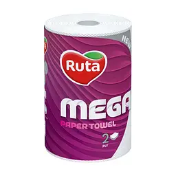 Паперові рушники Ruta Mega 2 шари 1 шт. (4820202893653)