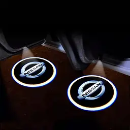 Картридж-вставка логотипу Nissan №27 на двері 1 шт. (Blue) - мініатюра 2