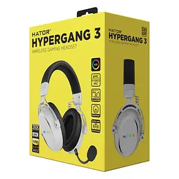Гарнiтура Hator Hypergang 3 Wireless Білий (ESH56) - мініатюра 9