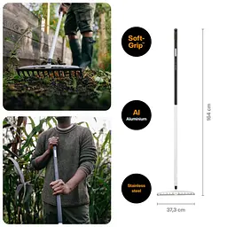 Граблі для грунту Fiskars Xact (M) 370 мм 1027039