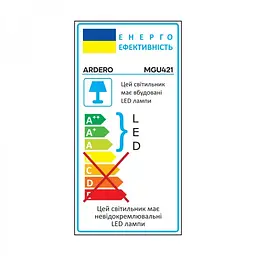 Світлодіодний магнітний трековий світильник Ardero MGU421 Ultra 10W 4000К чорний (80131) - мініатюра 5
