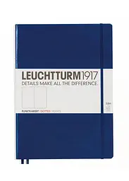 Блокнот Leuchtturm1917 Master Slim A4+, темно-синій, крапка (342929) - мініатюра 7