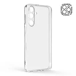 Прозрачный чехол для Samsung Galaxy M16 5G с защитой камеры, тонкий, силиконовый, бесцветный, ударопрочный, противоударный бампер с закрытой камерой, ArmorStandart (ARM83181) - мініатюра 2