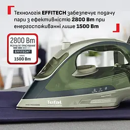Праска Tefal Energy Power 1500 Вт 270 мл зелена (FV6884E0) - мініатюра 6