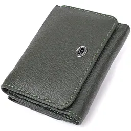 Жіночий гаманець компактного розміру з натуральної шкіри ST Leather 11,5х8,5х2 см acs0029647
